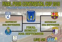 In Barcelos (Portugal) the first trophee of European Rink Hockey 2018-19, the Continental Cup